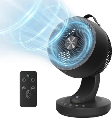 Songmics Air Circulator Fan with Remote Control (Black / White) W/Voucher - Sold & Dispatched by Songmics Home UK (Prime Exclusive) - Amazon