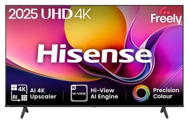 Hisense 50" E6Q Direct LED 4K HDR Smart Freely VIDAA OS TV - 50E6QTUK - 2 Year Warranty - With Coupon In App - Joybuy