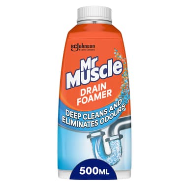 Mr Muscle Drain Foamer (500 ml) Drain Cleaning Foam to Unblock & Eliminate Odour - £2.25 / £1.87 S&S - Amazon