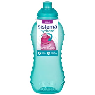 Sistema Twist 'n' Sip Squeeze Kids Water Bottle 330ml - Amazon