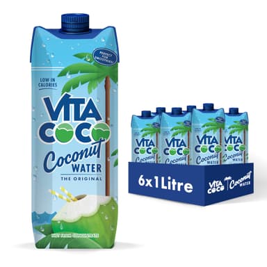 Vita Coco Original Coconut Water Multipack - 6x1 L - Vitamin C & Potassium - Amazon