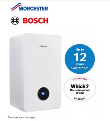 Worcester Bosch Greenstar 8000+ 32 kW Natural Gas Combi Boiler 7736702578 - Wolseley