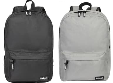 Rockport Solid Patterned Med Backpack with Logo + 10% student discount - Get The Label