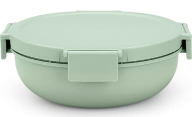 Brabantia Make & Take Salad Bowl 1.3L Jade Green - Removable Tray - Airtight Closure - Leakproof - W/Voucher - Amazon