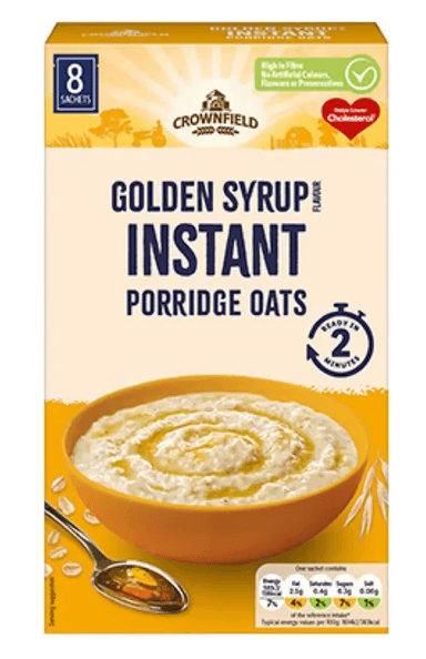Brownfield Golden Syrup Oats in Sachets - Lidl Plus Price - Lidl