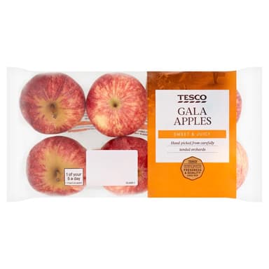 Tesco Gala Apples, 6 Pack - Clubcard Price - Tesco