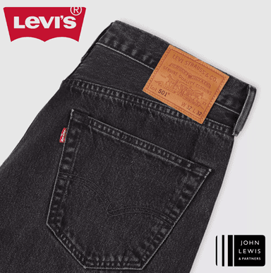 Levi's Jeans Reduced to Clear - Up to 60% Off - e.g Men's Levi 501 Original Straight Cotton Denim Jeans - John Lewis & Partners