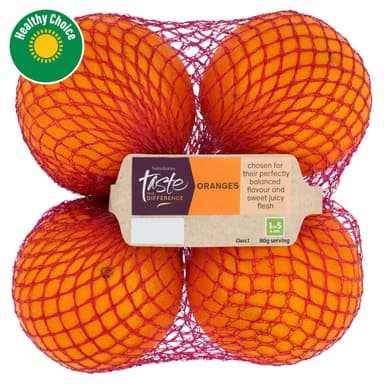 Sainsbury's Oranges, Taste the Difference x4 ( Nectar Price) - Sainsbury's