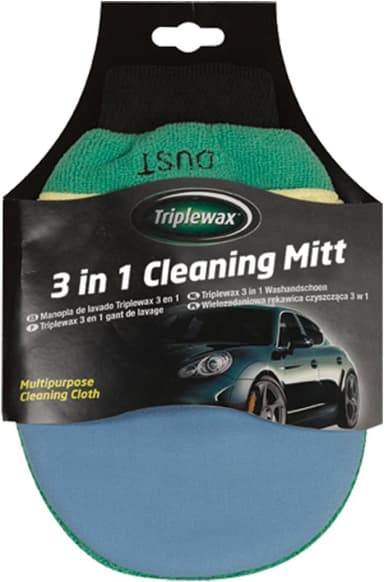 Triplewax 3-in-1 Cleaning Mitt For Car Valeting Cleaning Polishing Detailing - Amazon