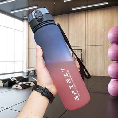32oz Motivational Water Bottle with Time Marker, Straw & Carry Strap (Leakproof, BPA Free) - Sold & dispatched by Haul Global - Amazon
