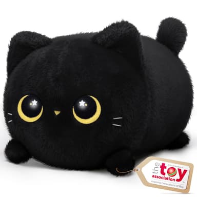 Mewaii Black Cat Plush, Kawaii Plushies, Ultra-Soft, 20cm Gentle Machine Washable - Sold by Mewaii-UK / FBA - Amazon
