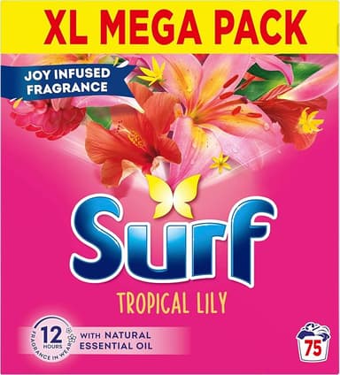 Surf Tropical Lily Washing Powder 75 washes 3.75 kg Amazon Business Accounts - Amazon