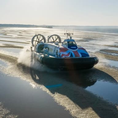 September Day Return for 2 adults to Isle of Wight by Hovercraft £20pp (2 Seniors £15pp) inc weekends - Hover Travel