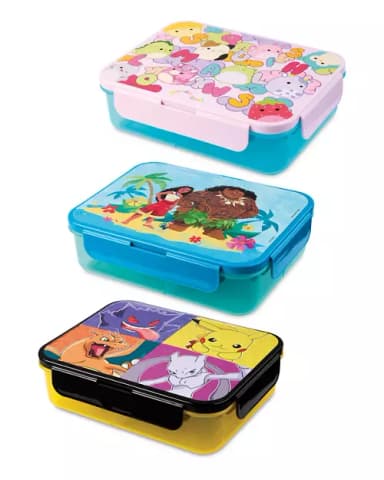 Branded Bento Lunchbox - Various Designs - Aldi