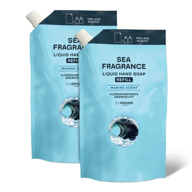 by Amazon Sea Fragrance Hand Soap Refill, 2 x 1000ml - £2.33 / £2.08 S&S - Amazon