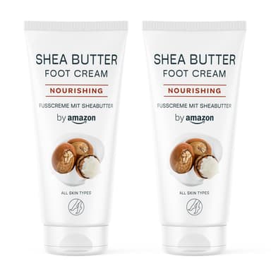Amazon Shea Butter Foot Cream, 2 x 100ml (Delayed Dispatch) - Amazon