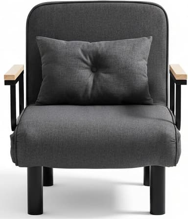 mcc direct 4 in 1 Folding Single Sofa Bed Grey / Blue - Joybuy