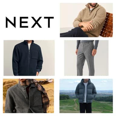 Clearance - Up to 60% Off on Men's and Further Reductions (Most Items Half Price or Less) + Free Click & Collect - Next