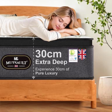 Orthopaedic King Size Mattress 5FT for Back Pain Relief - w/voucher - Sold by Queendom-Sleep FBA - Amazon