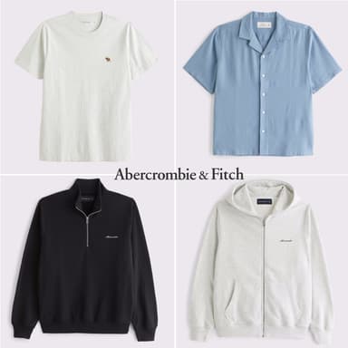 Up to 50% off Abercrombie & Fitch Sale + EXTRA 15% off via App | E.g. A&F Slim Signature Icon 100% Cotton Men's Tee (Size:XS-XXL) - Free C&C - Abercrombie & Fitch