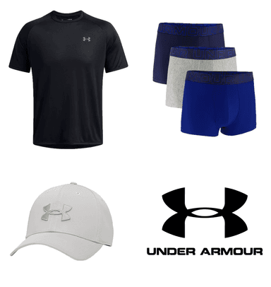 Under Armour Sportswear Reduced to Clear - Up to 70% Off - e.g Blitzing Baseball Cap / Tech T-Shirt £8.10 / 3 Pack Boxers £10.20 - John Lewis & Partners