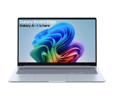 SAMSUNG Galaxy Book4 Edge 15.6" Laptop, Copilot+ PC - Snapdragon X Plus, 256 GB SSD, Sapphire Blue - Using Student Code - Collection Only - Currys