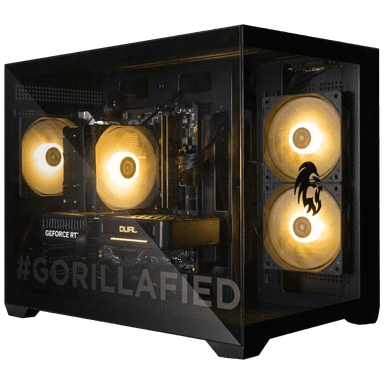 Gorilla Gaming Killer Core LVL3 Gaming PC - Ryzen 7 5700X, RTX 5070, 32GB DDR4 3200 CL16, 1TB PCIE 4.0 SSD - Computer Orbit