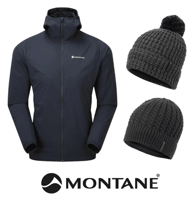 Montane Clearance - e.g GORE-TEX Windstopper Beanie / Men's Fireball Nano Hooded Jacket £49.99 - Sizes S - XL - SportsShoes