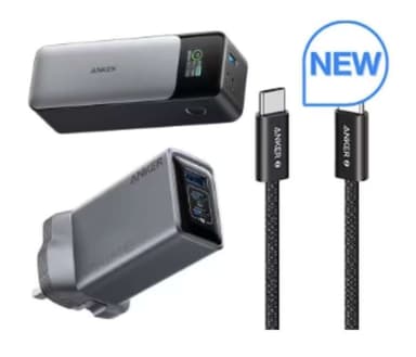 Anker Prime 24k Power Bank Bundle Including 100w Plug & 2x 240w USB-C Cables - Instore - Costco