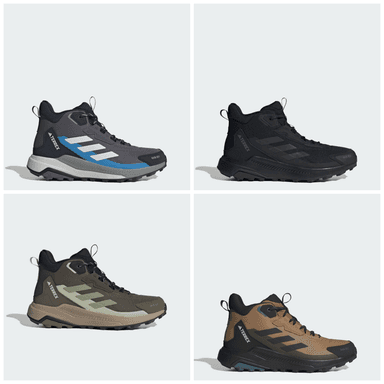 Adidas Terrex Anylander Mid Rain.Rdy Hiking Shoes Blue / Black ,Olive, Green £47.20 - discount at checkout (free delivery for members) - Adidas