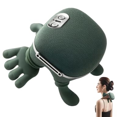 Heated Neck & Shoulder Massager – Hand-Shaped Deep Tissue Tool, 40–45°C Heat, USB-C & 2000mAh - Joybuy