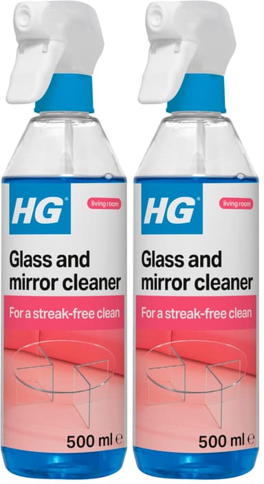 HG Glass and Mirror Cleaner 500ml (Pack of 2) - Amazon