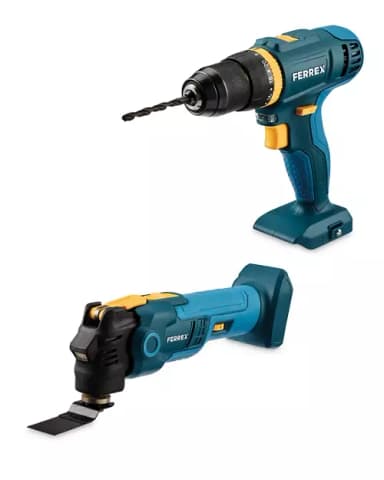 FERREX 20V Multi Tool/Combi Drill - Aldi