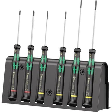 Wera 2035/6 A Micro Screwdriver Set, Rack, 6PC - 05118150001 - Amazon
