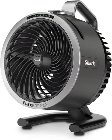 Shark FlexBreeze HydroGo Portable Cordless Misting Fan (Charcoal / Glacier Blue) - Costco