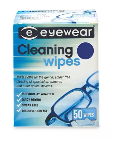 Glasses Cleaning Wipes - Aldi