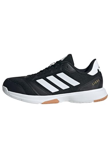 Size 9 Adidas black indoor court mens shoe - Amazon