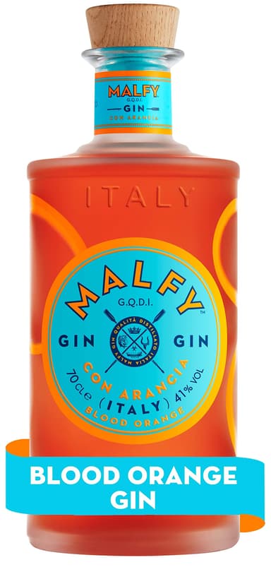 Malfy Con Arancia Sicilian Blood Orange Flavoured Italian Gin 41%, Limited Edition Bottle, 70cl - Amazon