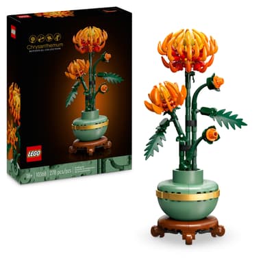 LEGO Botanicals 10368 Chrysanthemum - Artificial Flower Building Set - Amazon