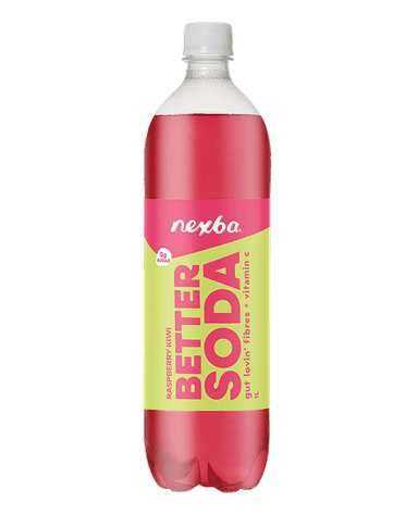Nexba Raspberry & Kiwi Prebiotic Better Soda 1L - In Store Grimsby - Heron Foods