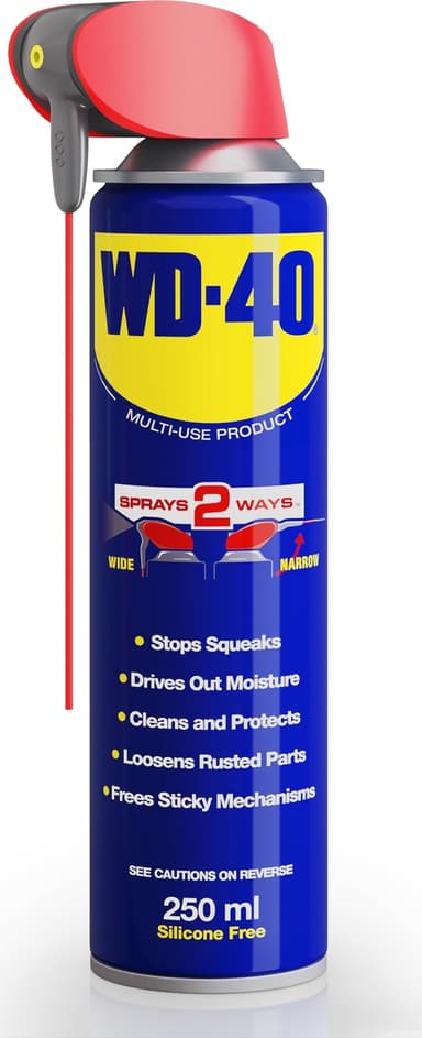 WD-40 Multi-Use Product Lubricant Spray, Smart Straw, Hinges & Locks, 250ml - £3.80 S&S - Amazon