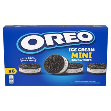 Oreo Mini Ice Cream Sandwich 6x55ml - Iceland
