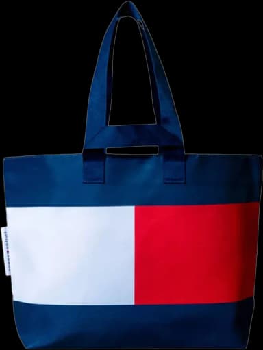 Tommy Hilfiger Tote Bag, Red/White/Navy - C&C £2.95 - John Lewis & Partners