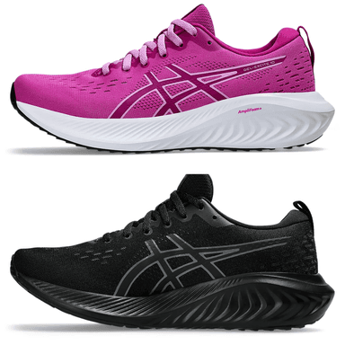Women's Asics GEL-EXCITE 10 Trainers Black / Magenta - Extra 10% off New members - ASICS Outlet