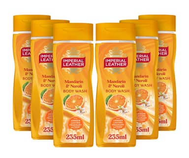 Imperial Leather Mandarin & Neroli Body Wash Shower Gel, (6 x 235ml) - various scents - Amazon