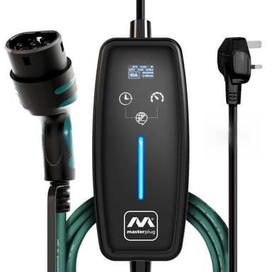 Masterplug EV Charging Cable for Electric and Hybrid Vehicles, 10 Metres, Mode 2, Delay Charging Function, 3 Pin - Amazon