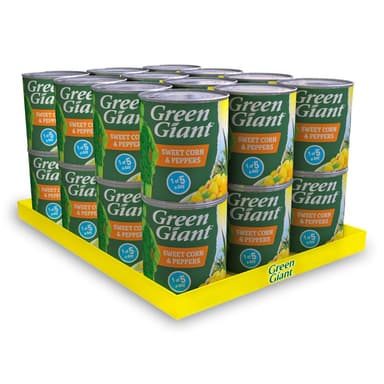Green Giant Sweetcorn & Peppers 198g (Pack of 24) - £13.61 S&S - Amazon
