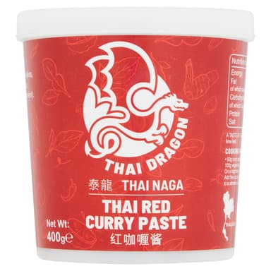 Thai Dragon Red / Green Curry Paste 400G - Clubcard Price - Tesco