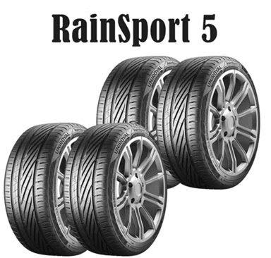 4 x Uniroyal RainSport 5 (A brand of Continental) - 225/45 R17 94Y XL FR TL Tyres + £25 Cashback + £249 with Cashback - Camskill