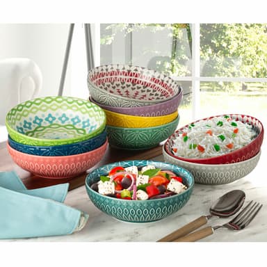 Signature Housewares Stoneware Bowls, 10 Piece - Costco